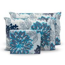 Lençol Queen 3 Peças Melissa Micropercal P. Palito Estampado