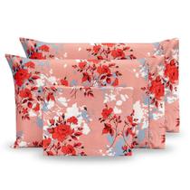 Lençol Queen 3 Peças Melissa Micropercal P. Palito Estampado