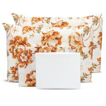 Lençol Queen 4 Pçs Estampado Percal 180 Fios Bainha 40cm Altura Coleção 2025 Lençol Queen 4 Pçs Estampado Percal 180 Fios Bainha 40cm Altura Coleção 2025