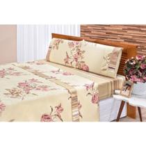 Lençol Queen 4 Peças Poliéster Estampas Lindas Variadas