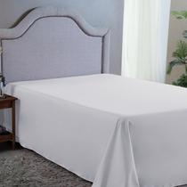 Lençol Queen 400 Fios Aveludado Cama Box sem Elástico Avulso