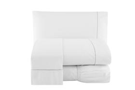 Lençol Queen 800 Fios 3 Peças Algodão Egípcio Premium Elegante