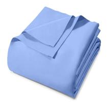 Lencol queen avulso com elastico para cama box e comum 100% algodão percal 180 fios cor: azul