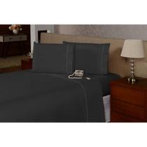 Lençol Queen Avulso de Cima com Ponto Palito Percal 180 Fios