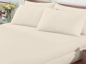 Lençol Queen Avulso De Malha 100% Algodão Com Elástico Buettner