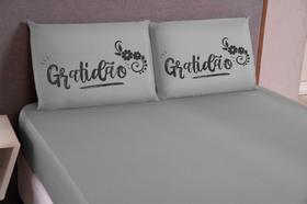 Lençol queen box 03 peças estampado hipercal 100%poliéster