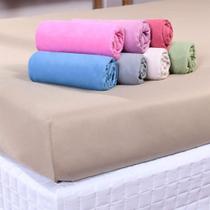 Lençol Queen Dreams Malha 100% Algodão 158x198x30cm Lilás Lençol Queen Dreams Malha 100% Algodão 158x198x30cm Lilás