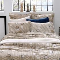 Lençol Queen Em Malha 100% Algodão Estampado Vivaldi