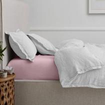 Lençol Queen Profissional Elástico 200 Fios Premium Rosa