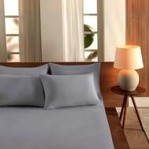 Lençol Queen Size c/ Elástico 100% Algodão 1,58mx1,98mx30cm