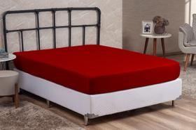 Lençol Queen Size Liso com Elástico Avulso Cama Box 30CM Altura