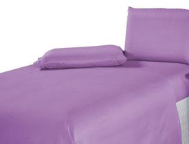 Lençol queen superior de cima com bainha sem elástico avulso capricho luxo - Lilas Lençol queen superior de cima com bainha sem elástico avulso capricho luxo - Lilas