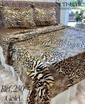 Lençol sensualle cetim 4 peças Queen Lençol sensualle cetim 4 peças Queen