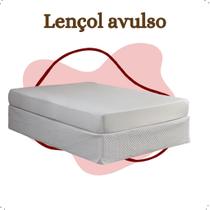 Lençol Simples Cama Solteiro Laura Avulso Branco 100/03