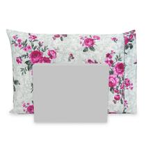 Lençol Solteirão 2 pçs Percal Flex Estampado 400 Fios Toque Acetinado