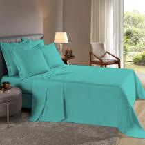 Lençol Solteirão 2 Peças Fronha Com Aba Percal 180 Fios