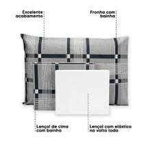 Lençol Solteirão 3 Pçs Elástico Estampado Percal 180 Fios