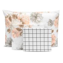 Lençol Solteirão 3 Pçs Elástico Estampado Percal 180 Fios