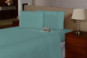 Lençol Solteirão/Viúvo de Cima c/ Vira e Ponto Palito Percal Flex 400 Fios Toque Acetinado Lençol Solteirão/Viúvo de Cima c/ Vira e Ponto Palito Percal Flex 400 Fios Toque Acetinado