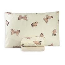 Lençol Solteiro 03 Peças Cama Box Algodão Misto 150 Fios