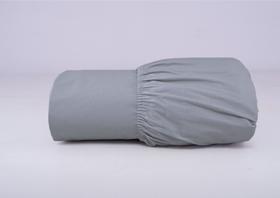 Lençol solteiro 1 peça algodão percal 180 fios com elástico na volta toda - cinza Lençol solteiro 1 peça algodão percal 180 fios com elástico na volta toda - cinza