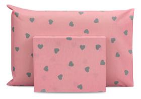 Lençol Solteiro 2 pçs Elástico Estampado Percal 180 Fios 2025