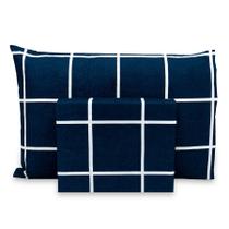Lençol Solteiro 2 pçs Percal Flex Estampado 400 Fios Toque Acetinado