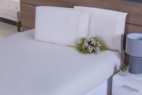 Lençol Solteiro 2 Peças C/Elástic 108X198X26 100% Algo Palha Lençol Solteiro 2 Peças C/Elástic 108X198X26 100% Algo Palha
