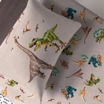 lençol solteiro 2 peças Joy Jurassic -portalar
