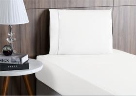 Lençol Solteiro 2 Peças Percal 200 Fios 100% Algodão Ponto Palito Cores Variadas - EMILIA ENXOVAIS