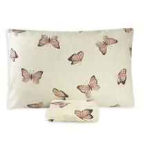 Lençol Solteiro 2 Peças Sem Elastico Algodão Varias Cores