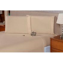 Lençol Solteiro 3 pçs Ponto Palito Micropercal Melissa Liso