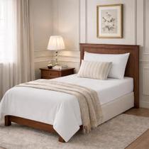 Lençol Solteiro 400 Fios 2 Peças 100% algodao