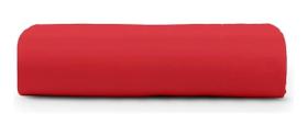 Lençol Solteiro Algodão 200 Fios Percal: Toque Ma - Vermelho