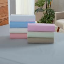 Lençol Solteiro Algodão 200 Fios Sem Elástico Forro de Cama para Hotelaria Pousada