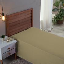 Lençol Solteiro Algodão 300 Fios Forro de Cama Box Sem Elástico Virol