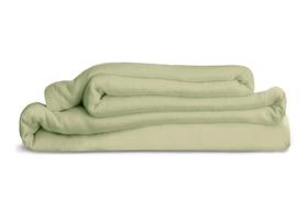 Lençol Solteiro Avulso 100% Algodão Flanela Tognato Verde Lençol Solteiro Avulso 100% Algodão Flanela Tognato Verde