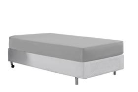 Lençol Solteiro Avulso 400 Fios Micropercal Cinza Lançamento