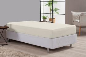 Lençol solteiro avulso em algodão para hotel com elástico tecido 180 fios