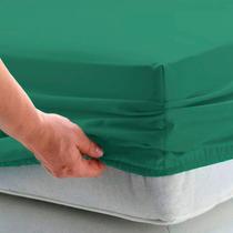 Lençol Solteiro de Baixo c/ Elástico Confort Percal Flex 400 Fios Toque Acetinado