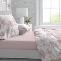 Lençol Solteiro King 4 Pç Percal 6 Opções De Cores Premium