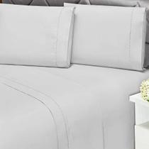 Lençol Solteiro King Com Elástico Premier - Andreza Branco Lençol Solteiro King Com Elástico Premier - Andreza Branco