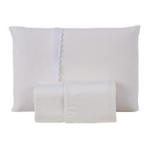 Lençol Solteiro Liso Elástico 100% Algodão Varias Cores