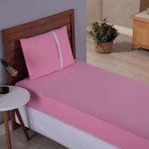 Lençol Solteiro Liso Elástico 100% Algodão Varias Cores
