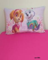 Lençol Solteiro para Meninas 2 Peças Personagens Infantil