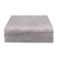 Lençol Solteiro Plush Liso Inove 88 x 188 x 30 cm Platina Hedrons Lençol Solteiro Plush Liso Inove 88 x 188 x 30 cm Platina Hedrons