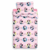 Lençol solteiro toque de seda disney minnie 2pc jolitex