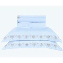 Lençol Solteiro Urban Bordado 200 Fios 100% Algodão