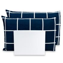 Lençol Super King 3 pçs Estampado Percal Flex 400 Fios Toque Acetinado