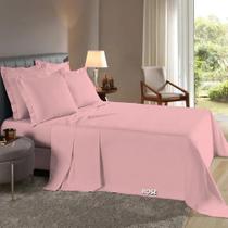 Lençol Super King 3 peças Fronhas c/ Abas Percal Flex 400 Fios Toque Macio Lençol Super King 3 peças Fronhas c/ Abas Percal Flex 400 Fios Toque Macio